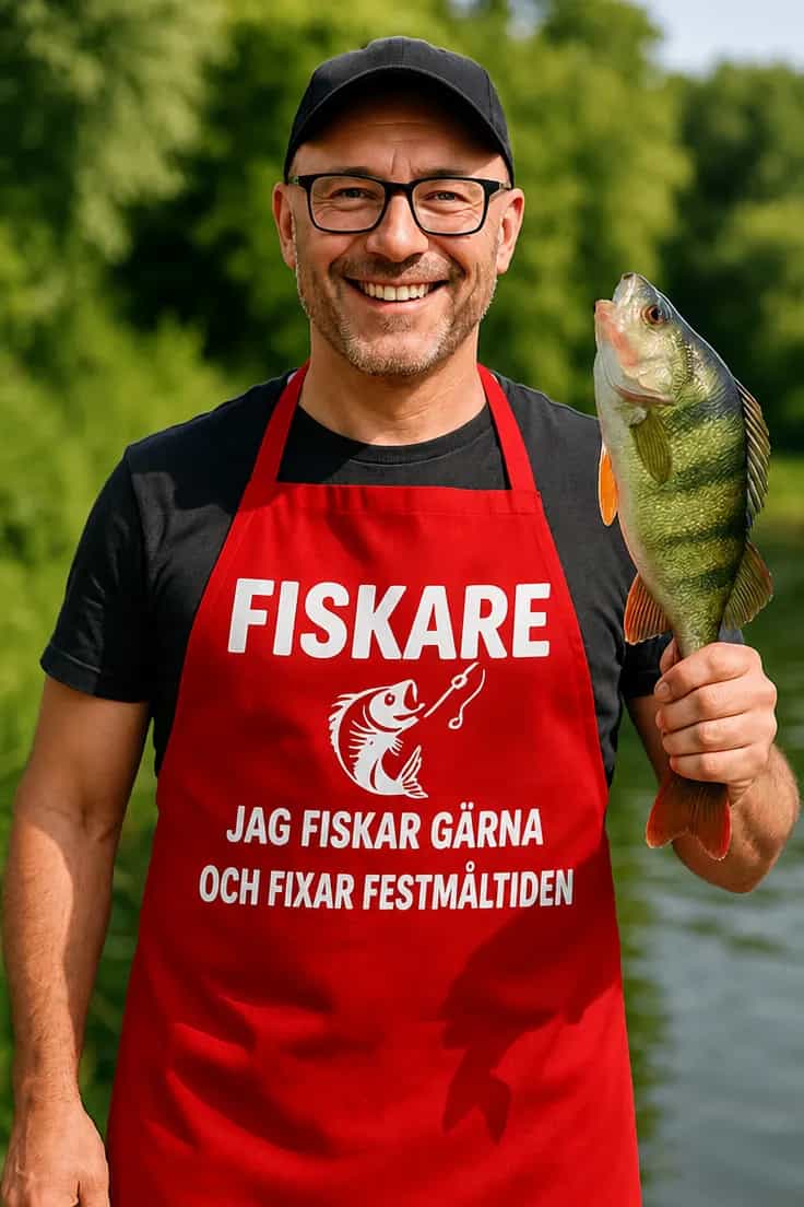 Förkläde Fiskare fixar festmåltid – FISKARE