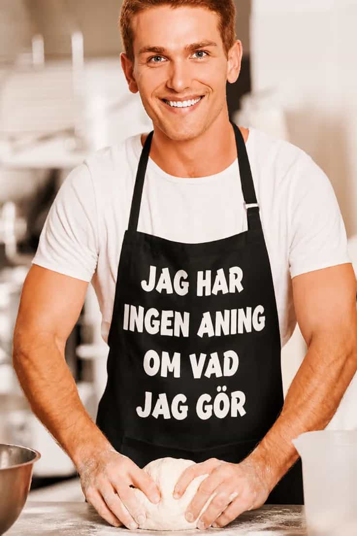 Förkläde Ingen aning vad jag gör – JAG HAR INGEN
