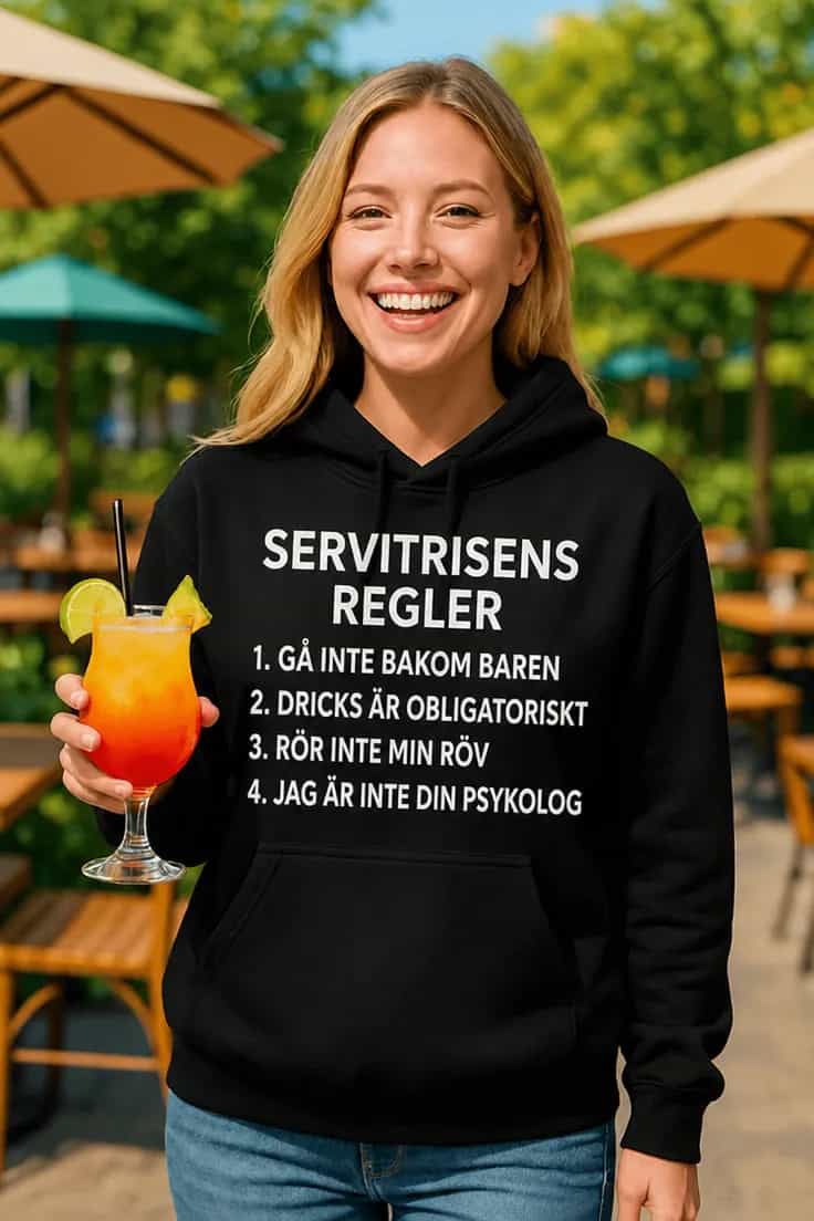 Tröja servitrisens regler – SERVITRISENS REGLER