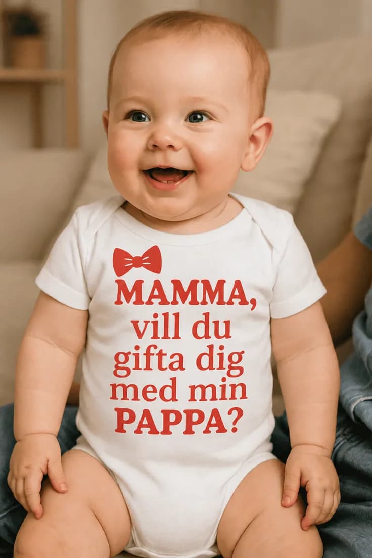 Baby-body Frieri till mamma med valfri text