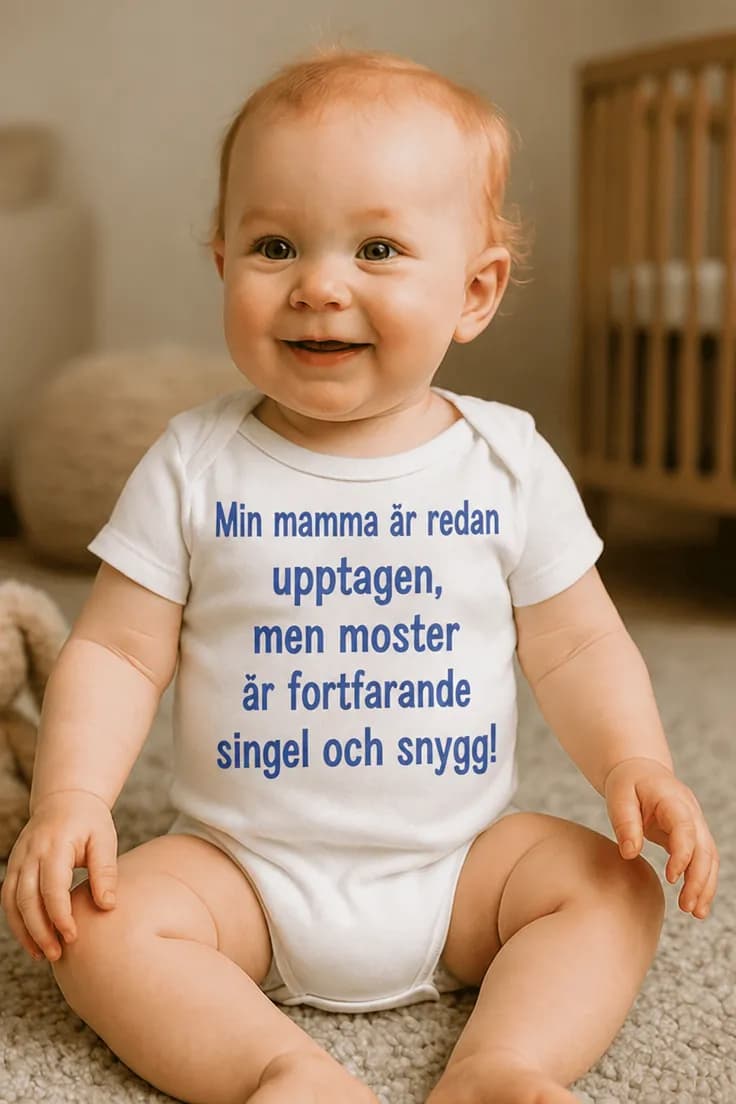 Baby-body Moster är singel och snygg – Min mamma är