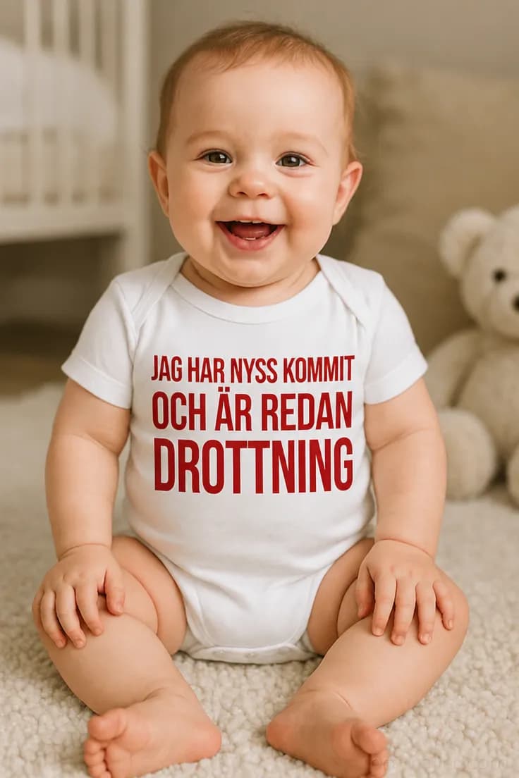 Baby-body Redan drottning – JAG HAR NYSS KOMMIT