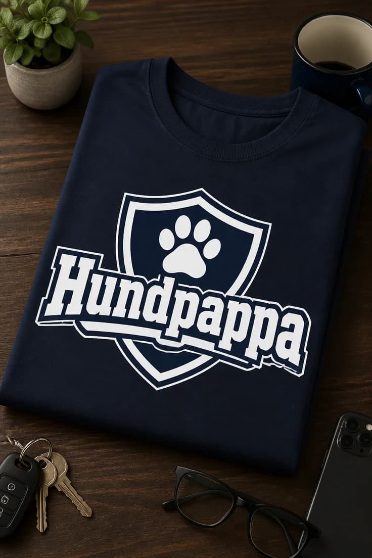 Hundpappa T-shirt med Hundpappa