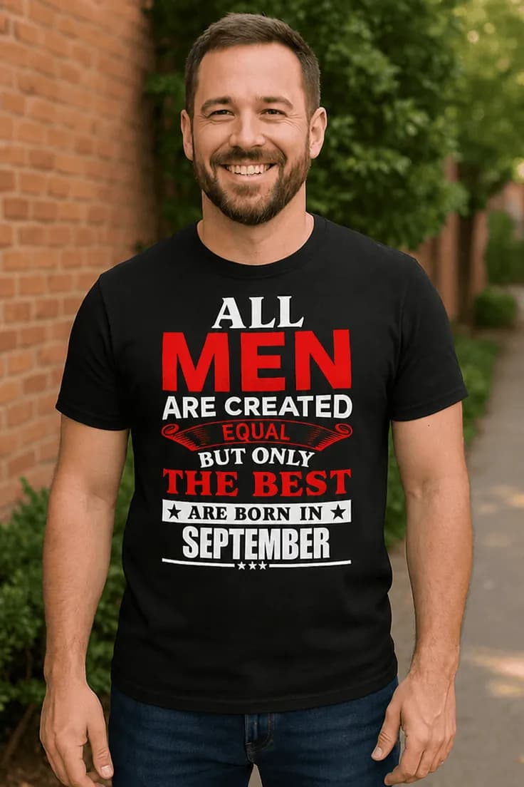 T-shirt Bäst född i vald månad