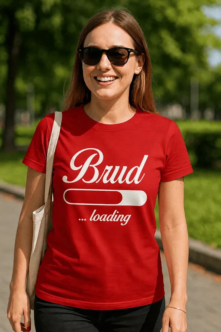 Rolig t-shirt Brud loading – Brud ...loading