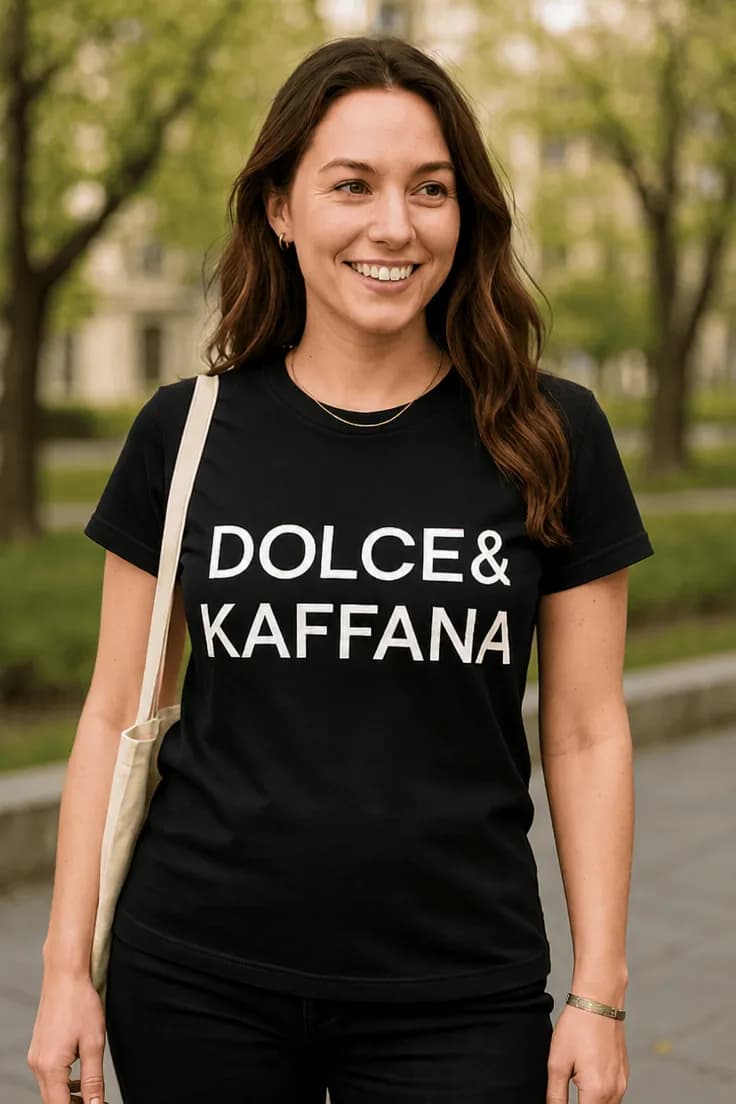 Rolig t-shirt Dolce och kaffana