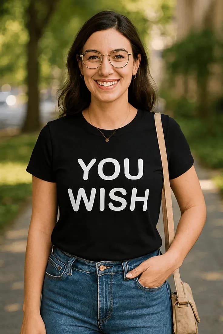 Rolig t-shirt Du önskar – YOU WISH