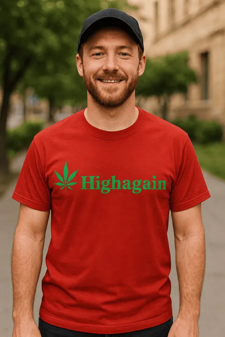 Rolig t-shirt Highagain – Highagain