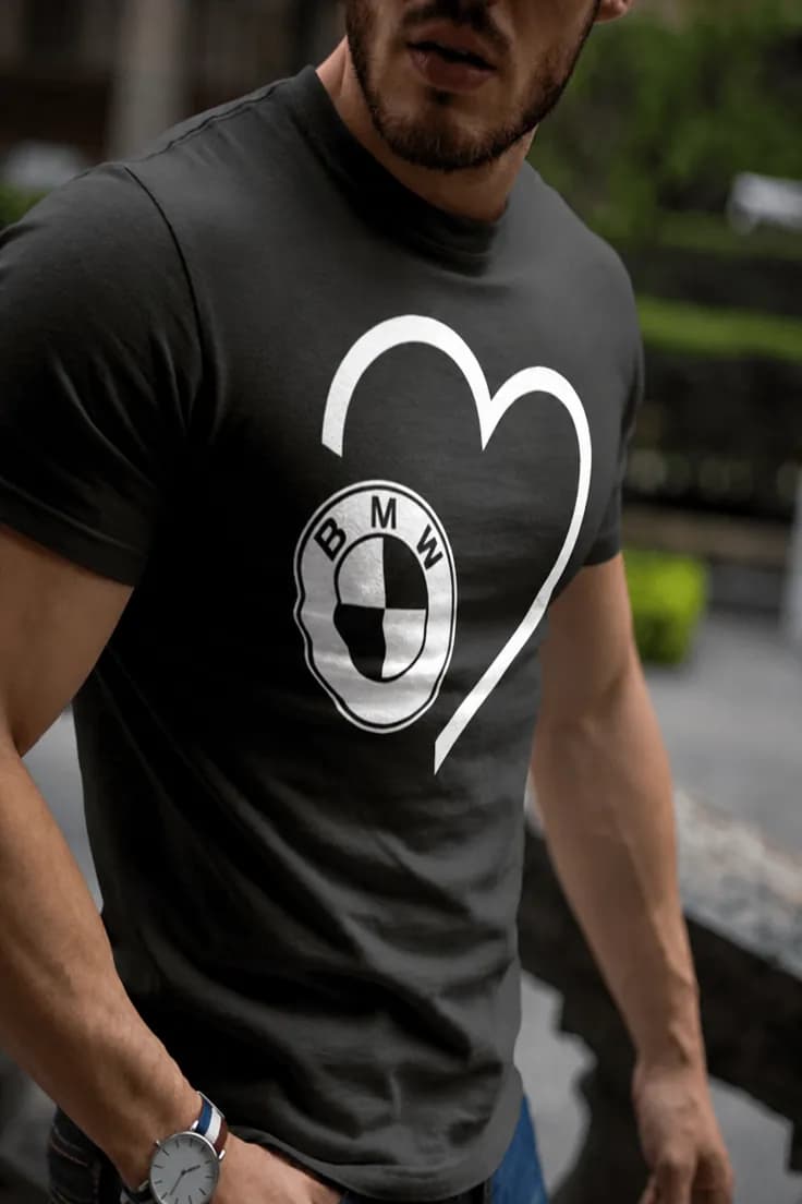 T-shirt jag älskar mitt bilmärke med valfritt bilmärke