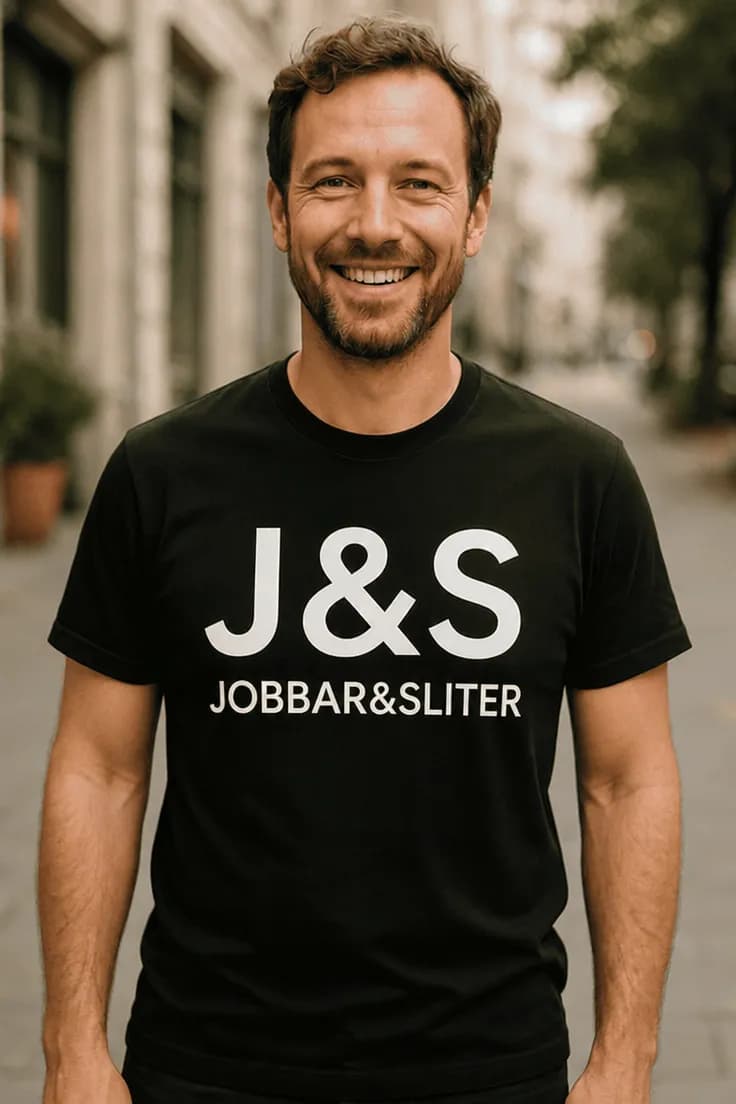 Rolig t-shirt Jobbar och sliter – J&S JOBBAR&SLITER