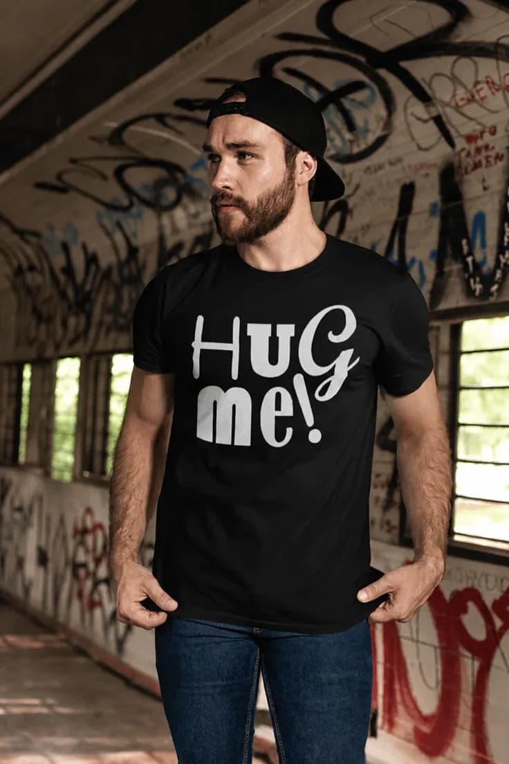 Rolig t-shirt Kram mig