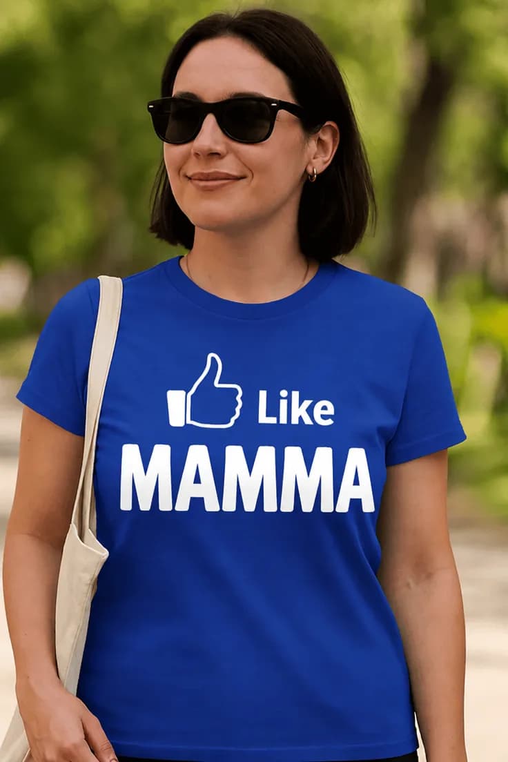 Rolig t-shirt Like mamma mors dag – Like MAMMA
