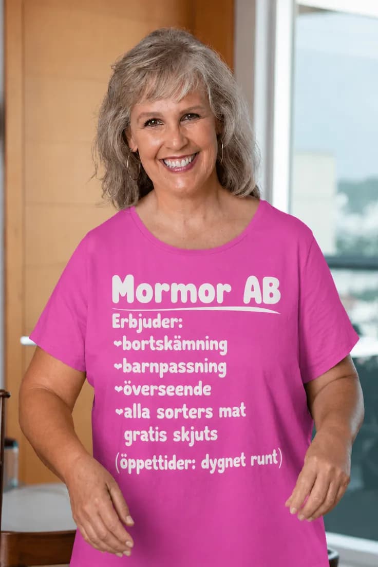 Rolig t-shirt Mormor AB – Mormor AB