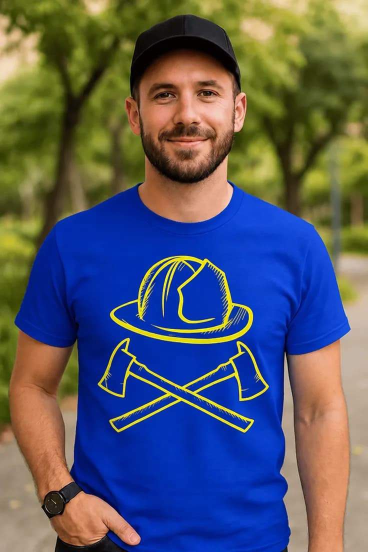 Rolig t-shirt Stolta brandmän