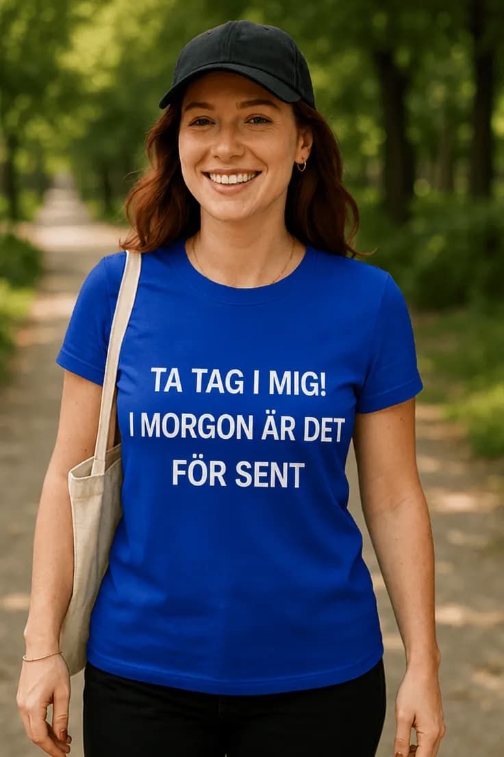 Rolig t-shirt Ta tag i mig – TA TAG I MIG!