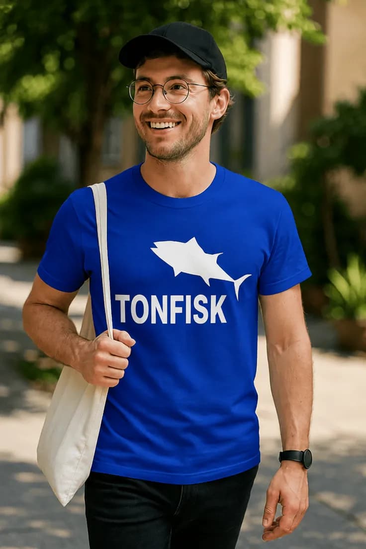 Rolig t-shirt Tonfisk – TONFISK