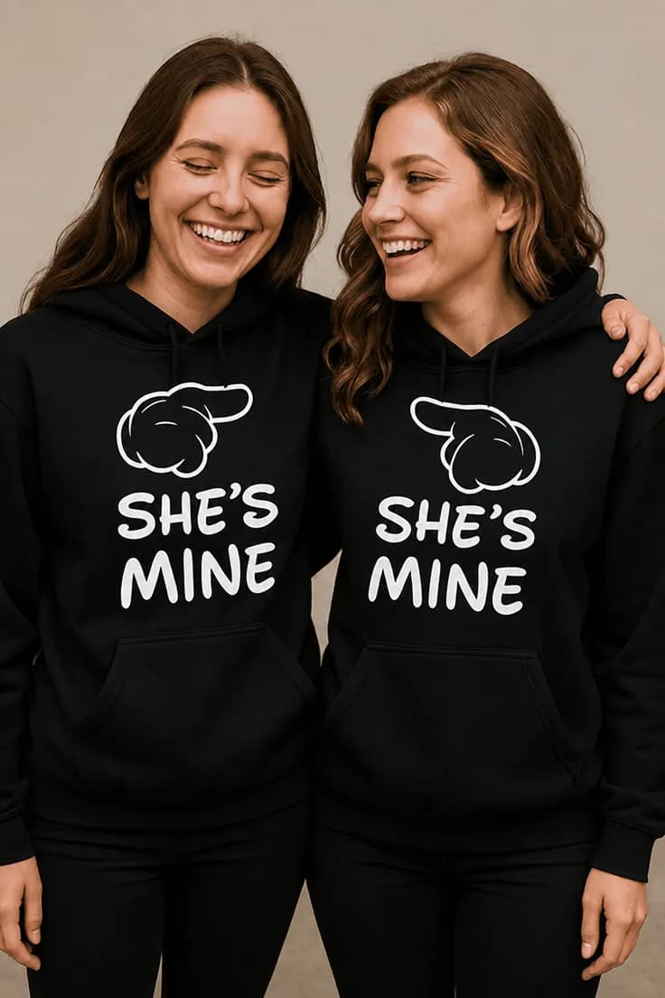 Tröja Parset hon är min – Q SHE'S MINE SHE'S MINE