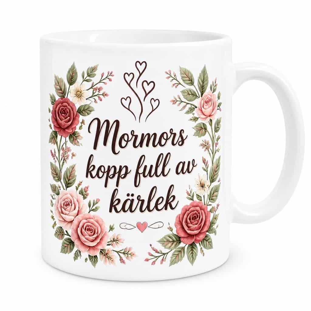 Mugg med Mormors kopp full av kärlek