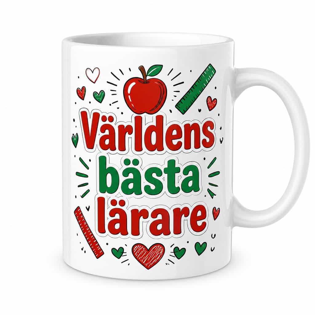 Mugg – Världens bästa lärare