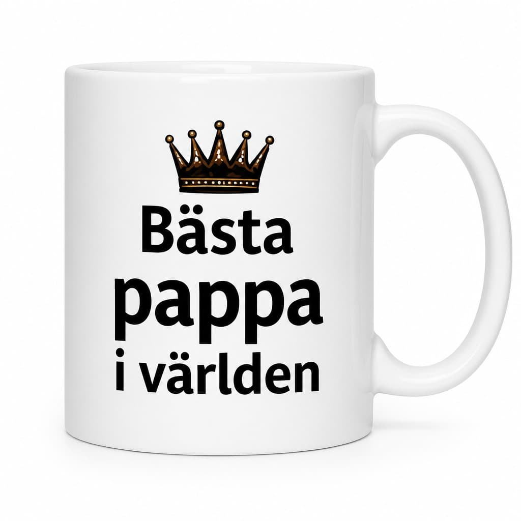 Mugg Bästa i världen med valfri text
