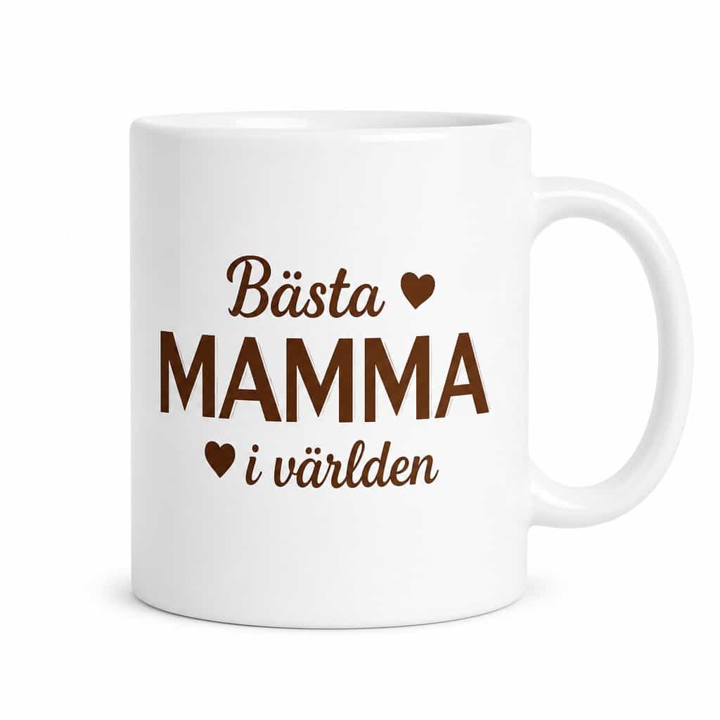 Rolig mugg Bästa mamma i världen – Bästa MAMMA