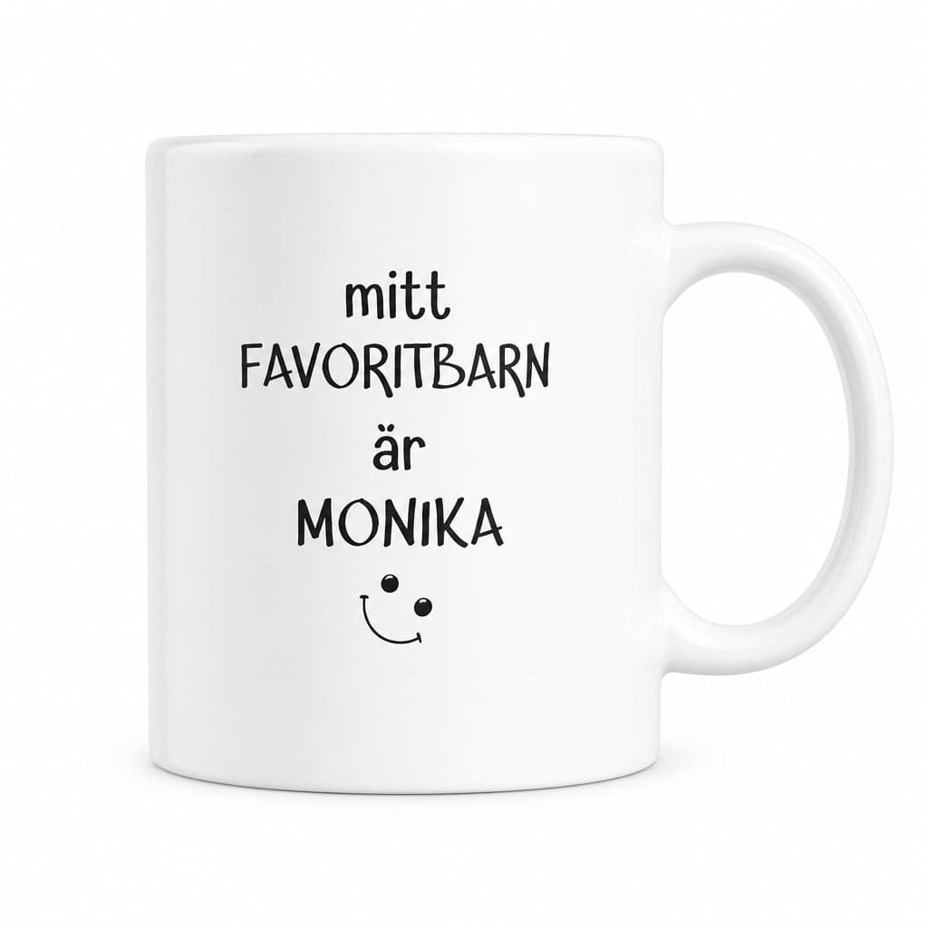 Rolig mugg Favoritbarn med namn | mitt FAVORITBARN