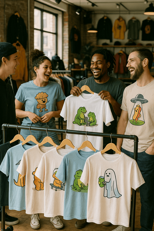 Varför T-shirts med humor säljer snabbare
