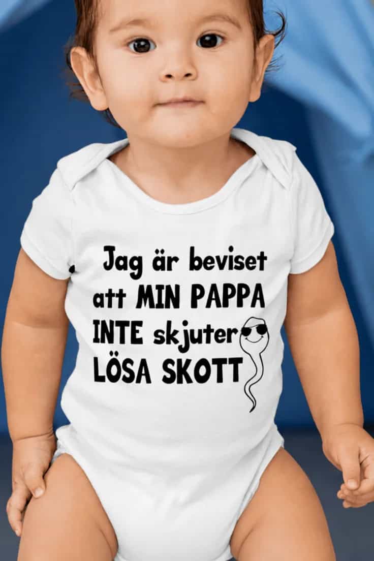 Baby-body bevis att pappa träffar – Jag är beviset