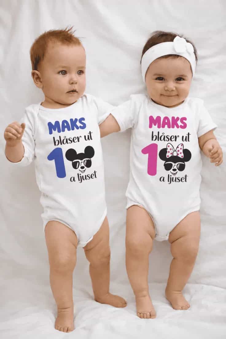Baby-body Blåser ut första ljuset med namn MAKS