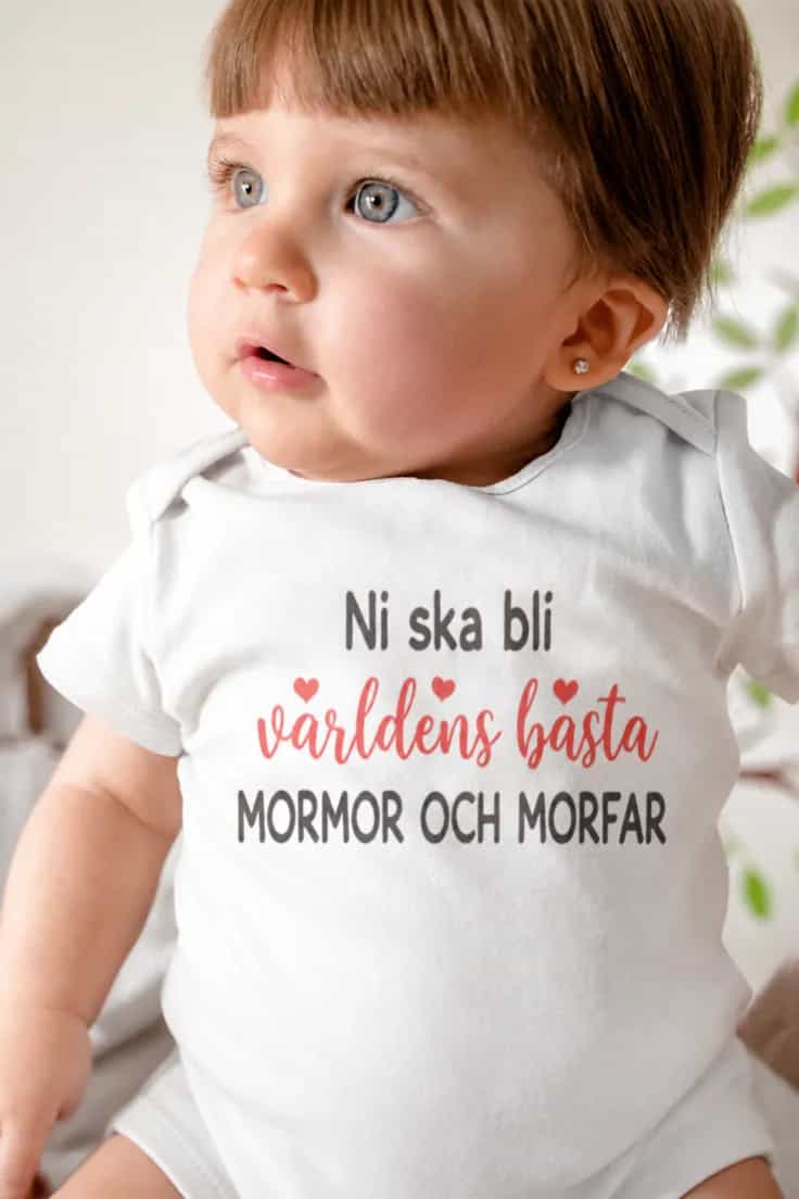 Baby-body Blivande bästa morföräldrar