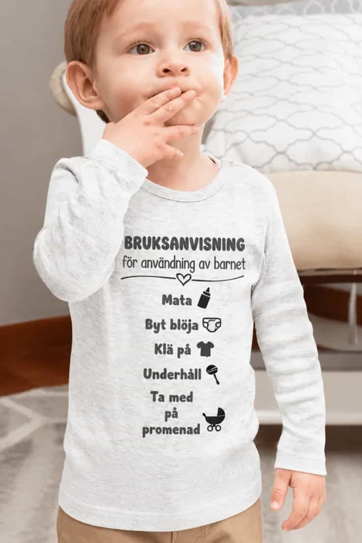 Baby-body Bruksanvisning för barn – BRUKSANVISNING
