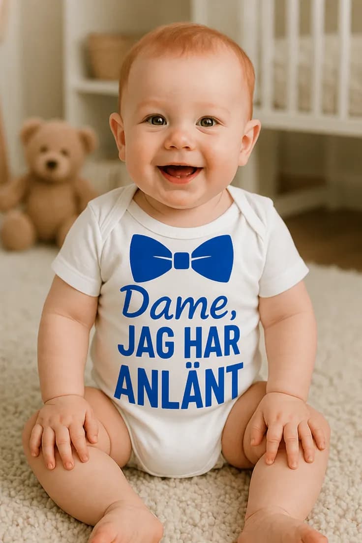Baby-body Damer jag har anlänt – Damer, JAG HAR ANLÄNT.