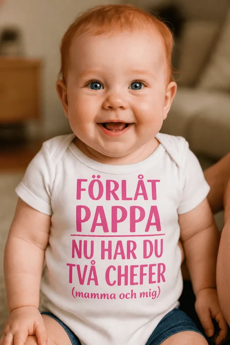 Baby-body Förlåt pappa – FÖRLÅT PAPPA NU HAR DU