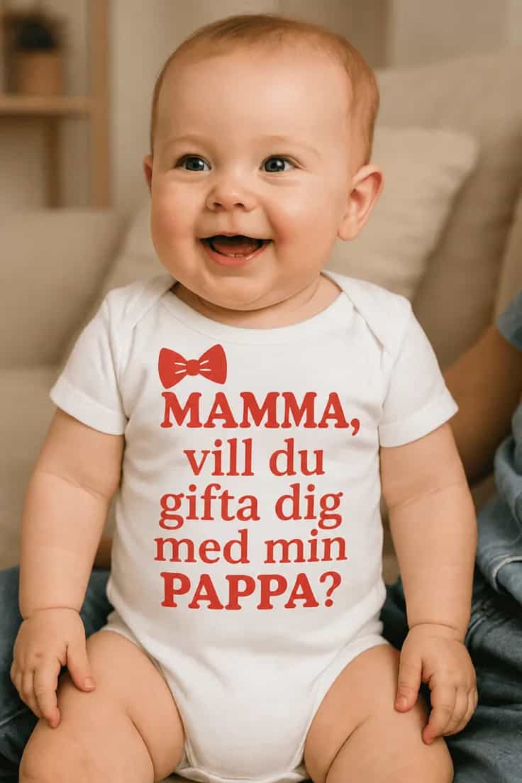 Baby-body Frieri till mamma med valfri text