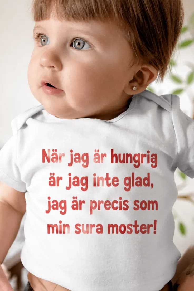 Baby-body Hungrig som moster – chef eller chefinna