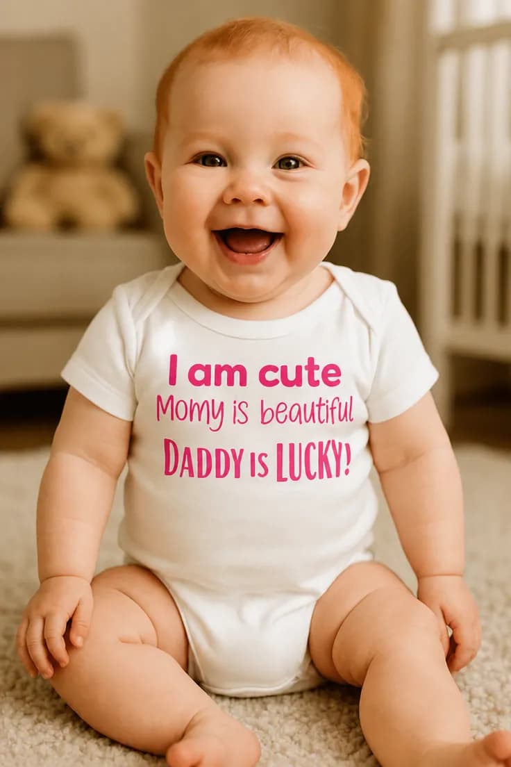 Baby-body I am cute – I am cute Momy is beautiful