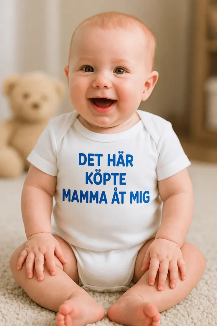 Baby-body Mamma köpte den här – DET HÄR KÖPTE