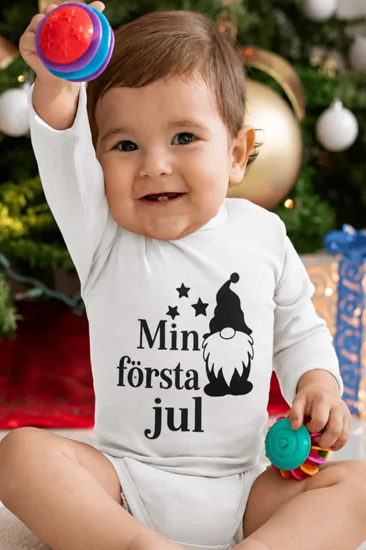 Baby-body Min första jul – Min första jul