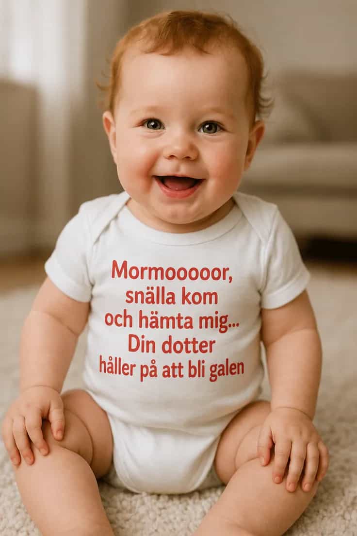 Baby-body Mormor hämta mig – Mormooooor,