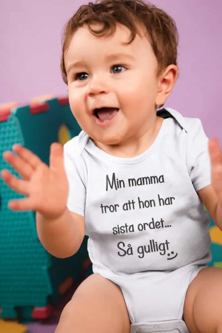 Baby-body Så gulligt – Min mamma tror att hon har