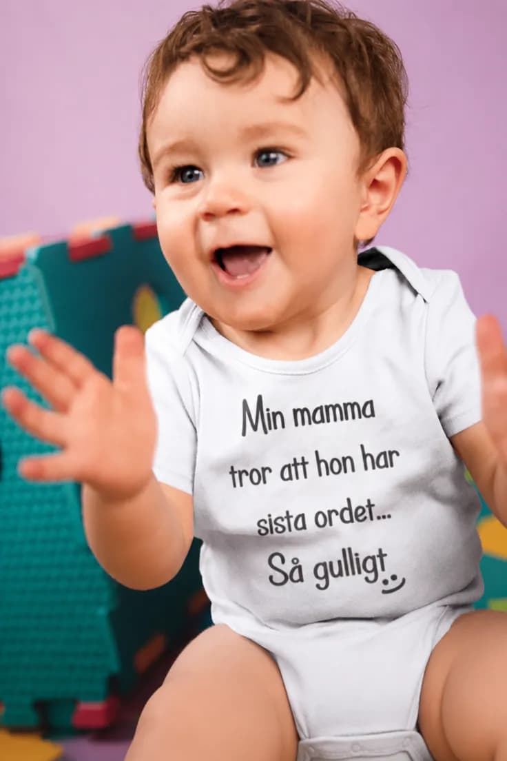 Baby-body Så gulligt – Min mamma tror att hon har