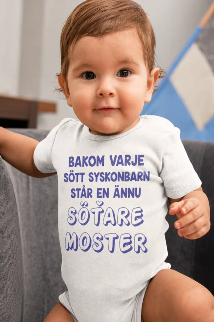 Baby-body Sött syskonbarn och moster – BAKOM VARJE