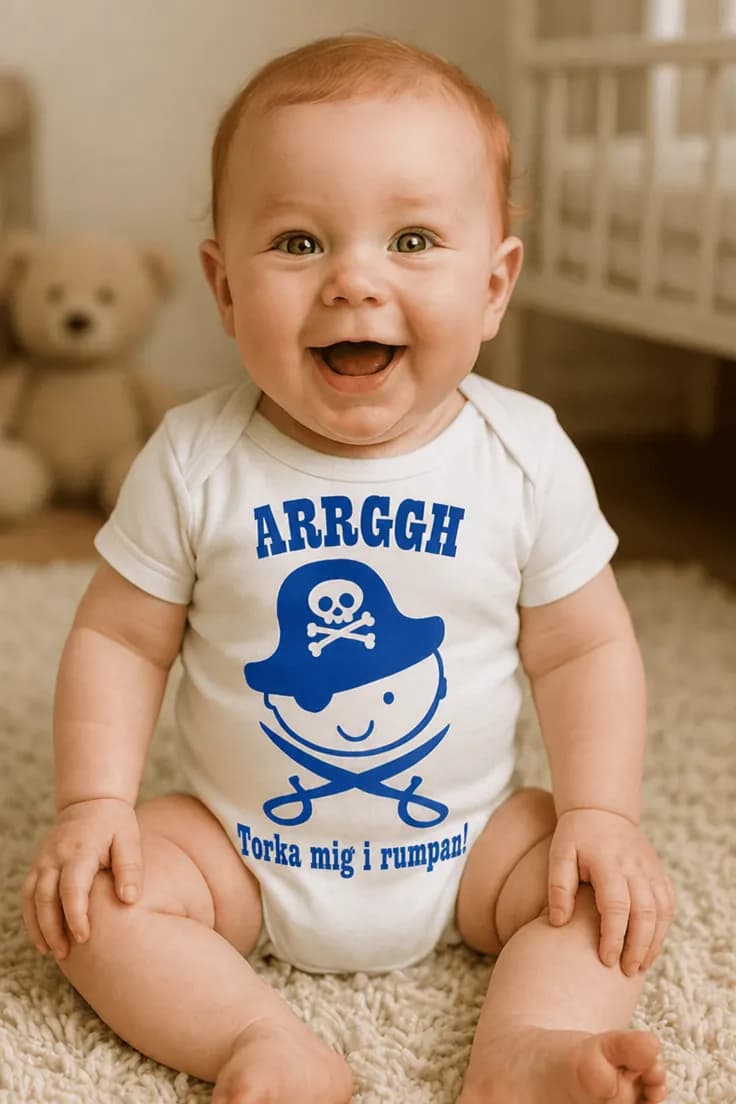 Baby-body Torka mig i rumpan – ARRGGH Torka mig i