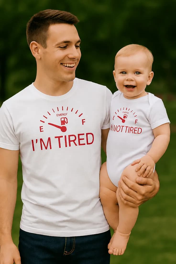 Baby-body Trött inte trött – EMERGY E I'M TIRED F NNOT TIRED