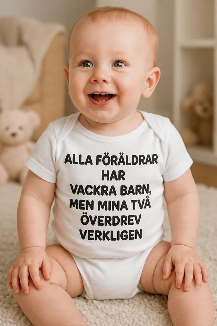 Baby-body Vackra barn – ALLA FÖRÄLDRAR HAR