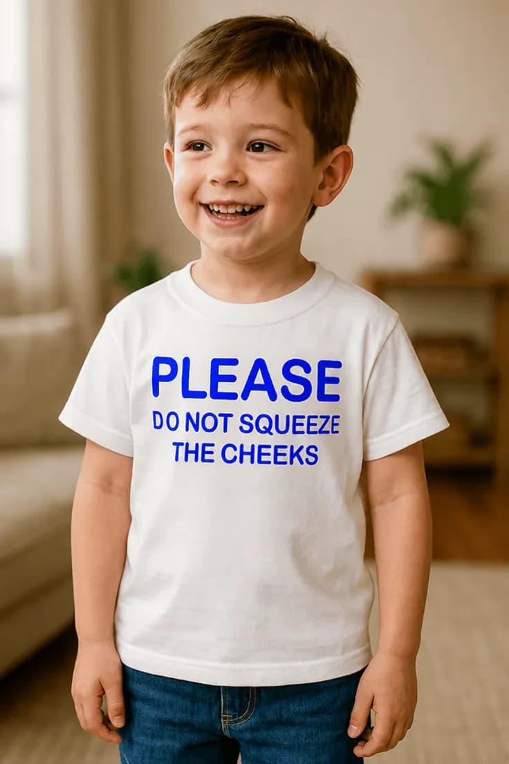 Barn t-shirt Kläm inte kinderna