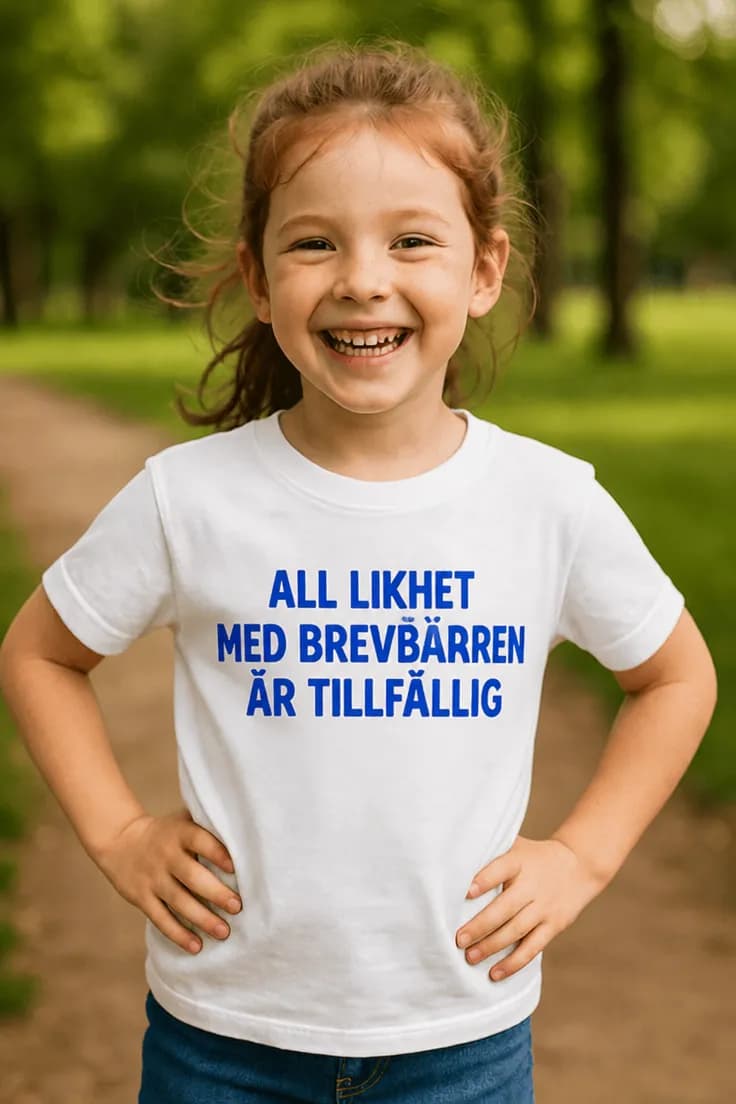 Barn t-shirt Likhet med brevbäraren | ALL LIKHET