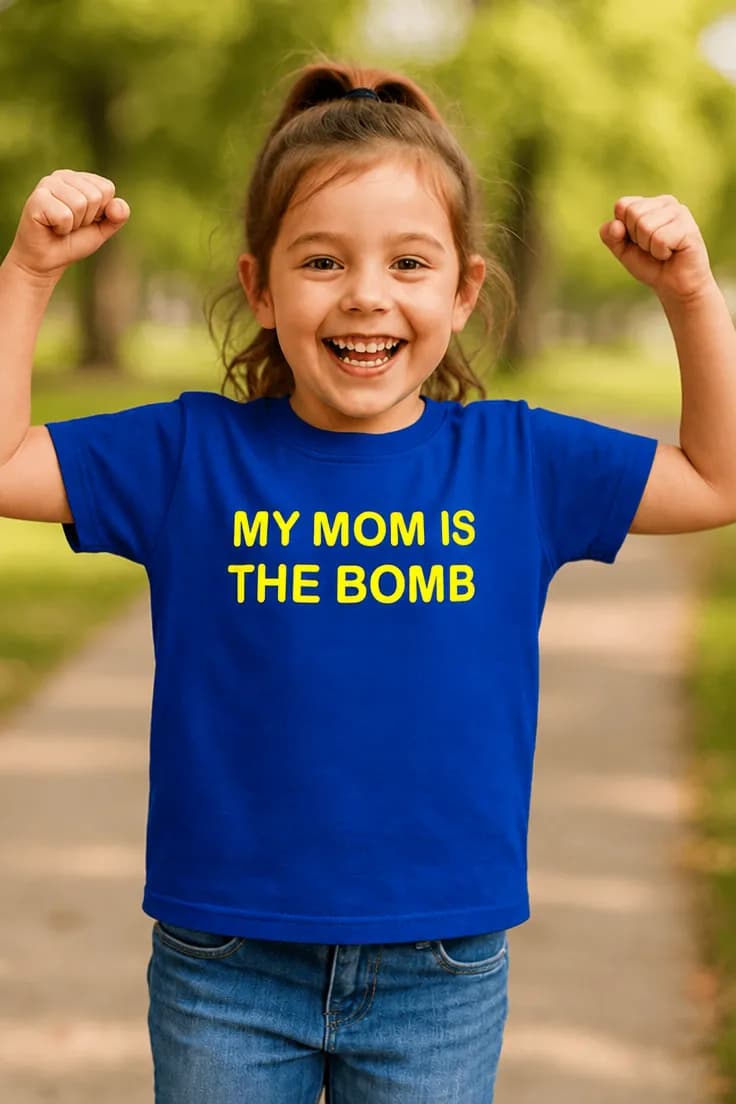 Barn t-shirt Mamma är bäst