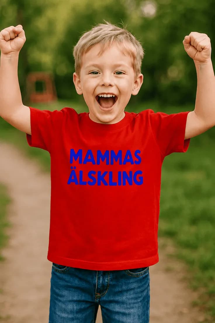 Barn t-shirt Mammas älskling