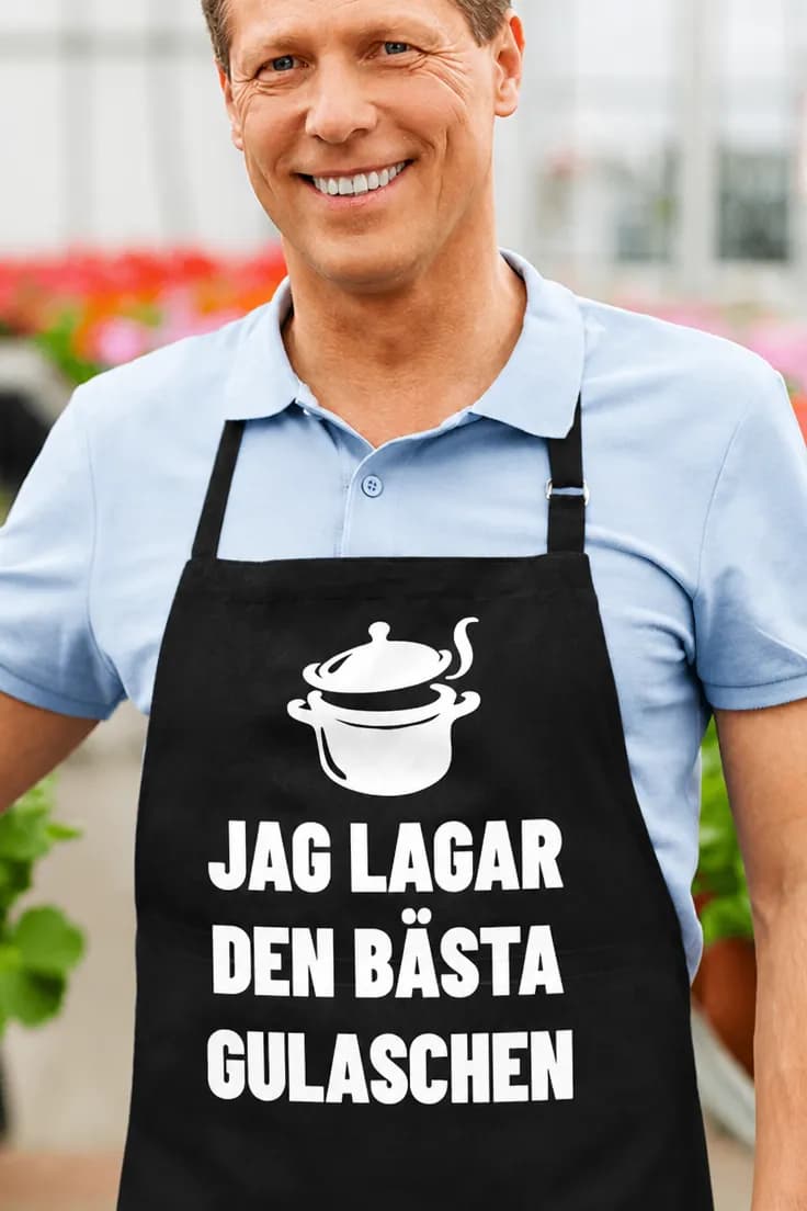 Förkläde Bästa gulaschen – JAG LAGAR DEN BÄSTA